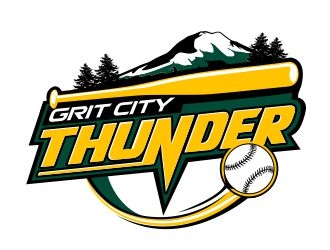 Grit City Thunder logo design by veron