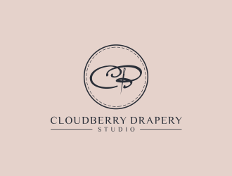 Cloudberry Drapery Studio logo design by ammad