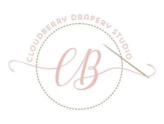 Cloudberry Drapery Studio logo design by aldesign