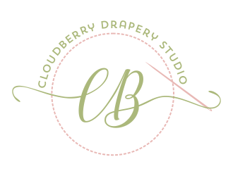 Cloudberry Drapery Studio logo design by aldesign