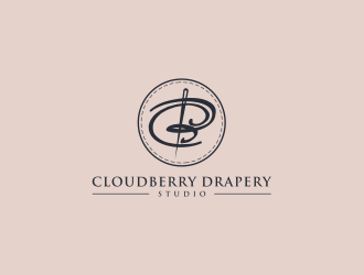 Cloudberry Drapery Studio logo design by ammad