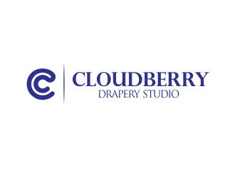 Cloudberry Drapery Studio logo design by YONK