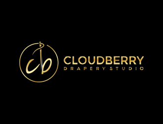 Cloudberry Drapery Studio logo design by done