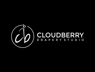 Cloudberry Drapery Studio logo design by done