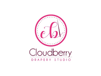 Cloudberry Drapery Studio logo design by usef44