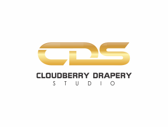 Cloudberry Drapery Studio logo design by up2date