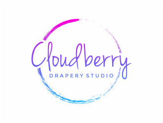 Cloudberry Drapery Studio logo design by mutafailan