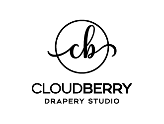 Cloudberry Drapery Studio logo design by dchris