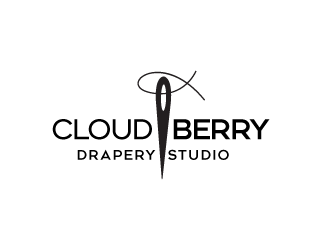 Cloudberry Drapery Studio logo design by dchris