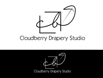 Cloudberry Drapery Studio logo design by fabrizio70