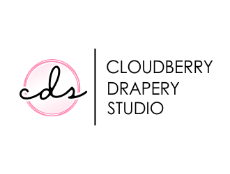 Cloudberry Drapery Studio logo design by giphone
