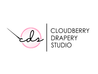 Cloudberry Drapery Studio logo design by giphone