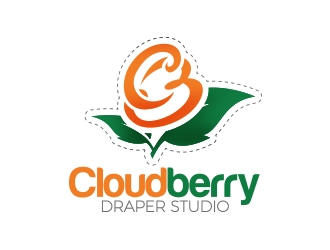 Cloudberry Drapery Studio logo design by MarkindDesign