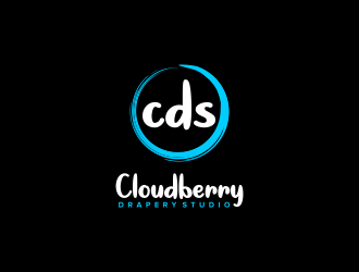 Cloudberry Drapery Studio logo design by ubai popi