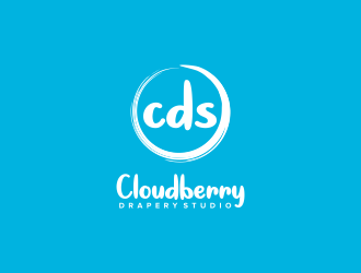 Cloudberry Drapery Studio logo design by ubai popi