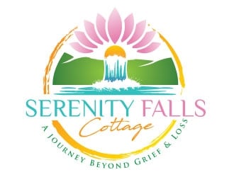 Serenity Falls Cottage logo design by REDCROW