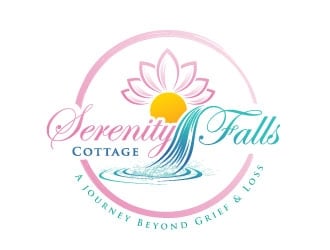 Serenity Falls Cottage logo design by REDCROW