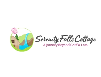 Serenity Falls Cottage logo design by ZQDesigns