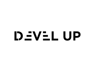 DEVEL UP logo design by ammad