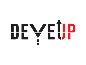 DEVEL UP logo design by fawadyk