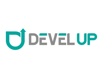 DEVEL UP logo design by fawadyk