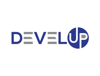 DEVEL UP logo design by fawadyk