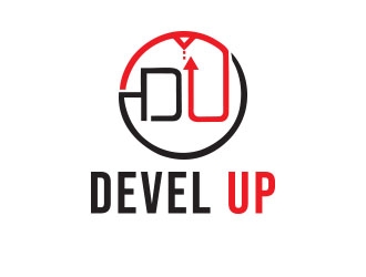 DEVEL UP logo design by fawadyk