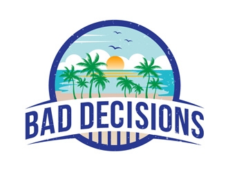 BAD Decisions logo design by DreamLogoDesign