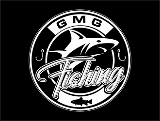 GMG Fishing logo design by bosbejo