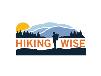 HikingWise logo design by Foxcody