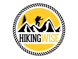 HikingWise logo design by cikiyunn