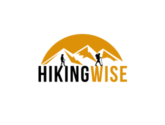HikingWise logo design by keylogo