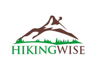 HikingWise logo design by MUNAROH