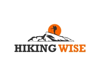 HikingWise logo design by mckris