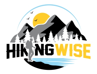 HikingWise logo design by ruki