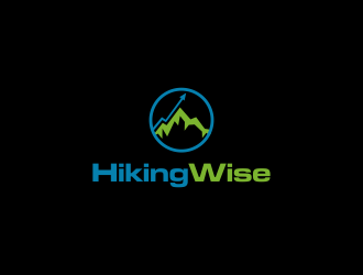 HikingWise logo design by kaylee