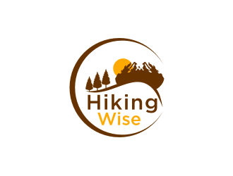 HikingWise logo design by bricton
