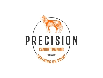 Precision Canine Training logo design by Mailla