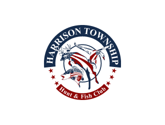 Harrison Township Hunt & Fish club logo design by yurie