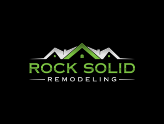 Rock Solid Remodeling Logo Design - 48hourslogo