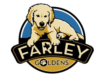 Farley Goldens logo design by shere