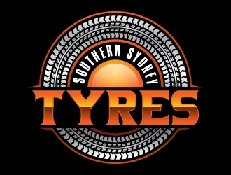 Southern sydney tyres  logo design by Suvendu