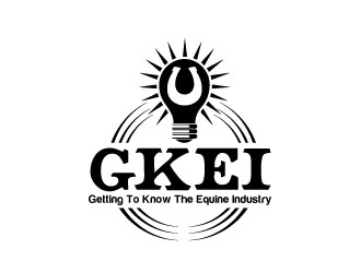 Getting To Know The Equine Industry (GKEI) logo design by Gaze