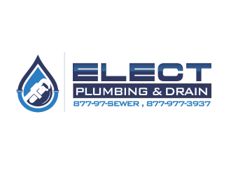 Elect Plumbing and Drain logo design by YONK