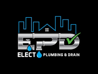 Elect Plumbing and Drain logo design by Foxcody