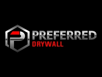 Preferred Drywall logo design by KhoirurRohman