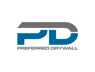 Preferred Drywall logo design by rief