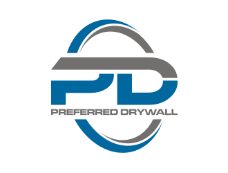 Preferred Drywall logo design by rief