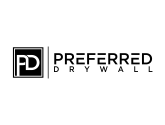Preferred Drywall logo design by oke2angconcept
