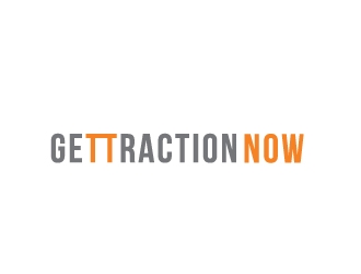 Get Traction Now logo design by Foxcody